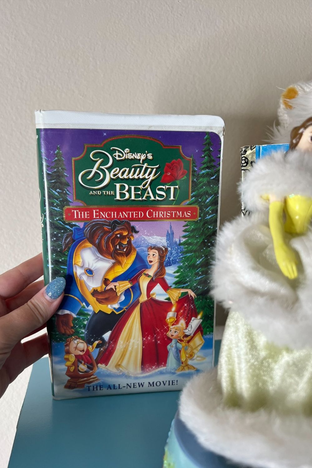 beauty and the beast the enchanted christmas vhs