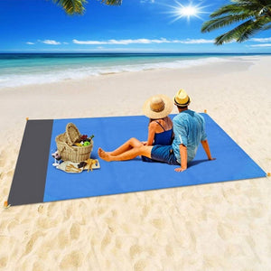 beach blanket that lets sand fall through