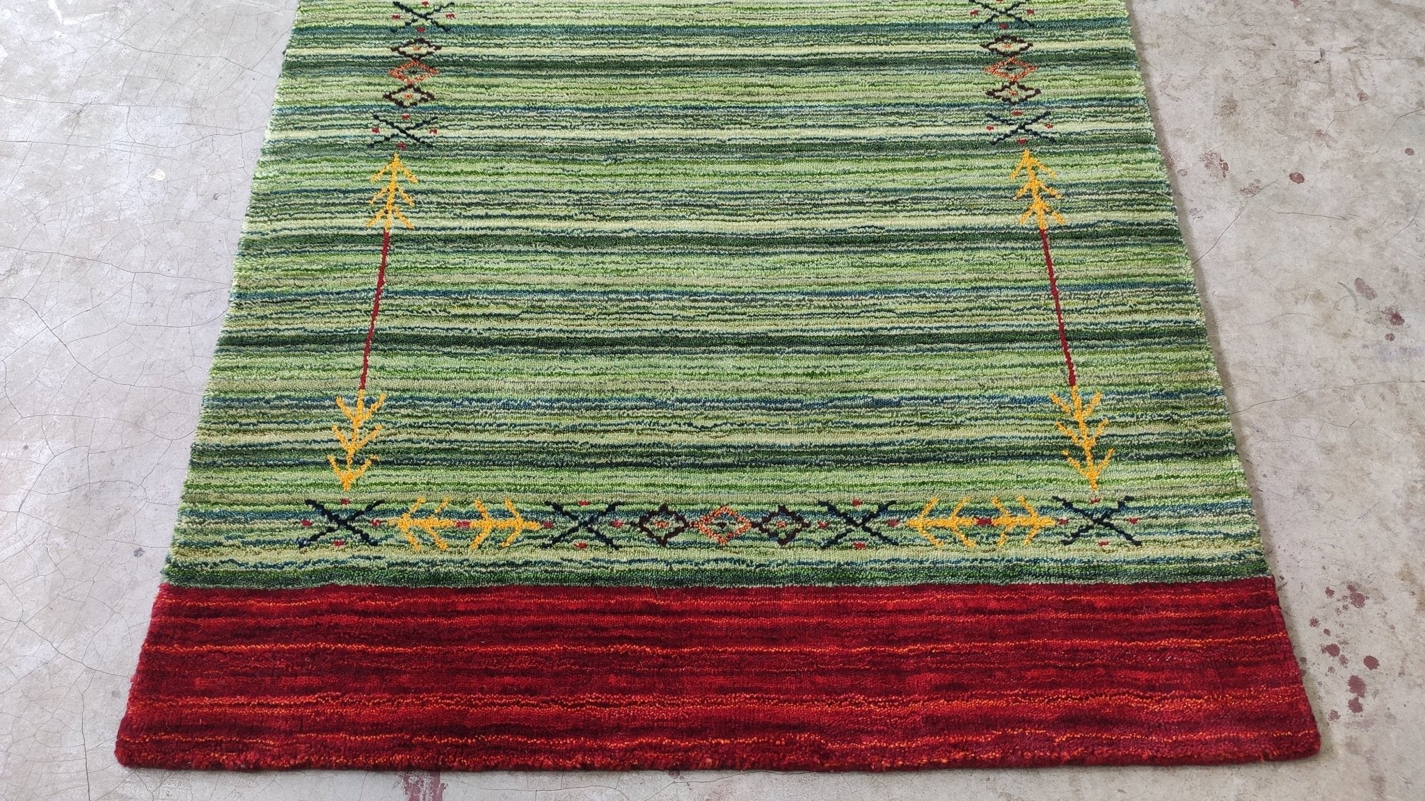 Wet Willie 3x5 Red Handwoven Gabbeh Rug – Banana Manor Rug Factory Outlet