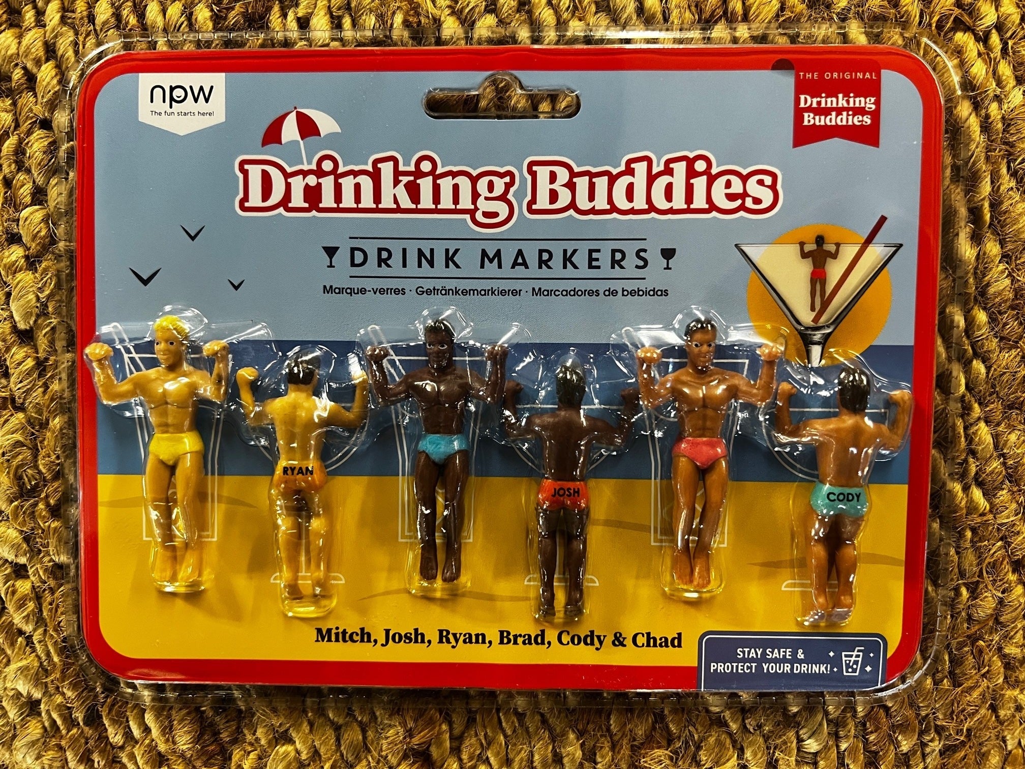 Drinking Buddies Fireman Straw Buddies