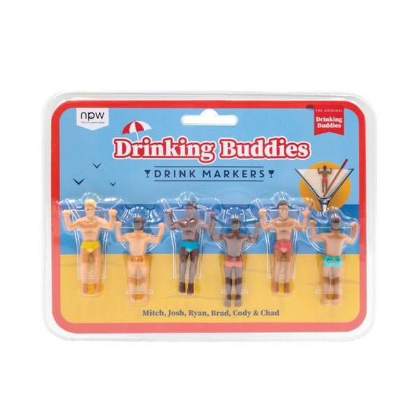 Drinking Buddies Fireman Straw Buddies