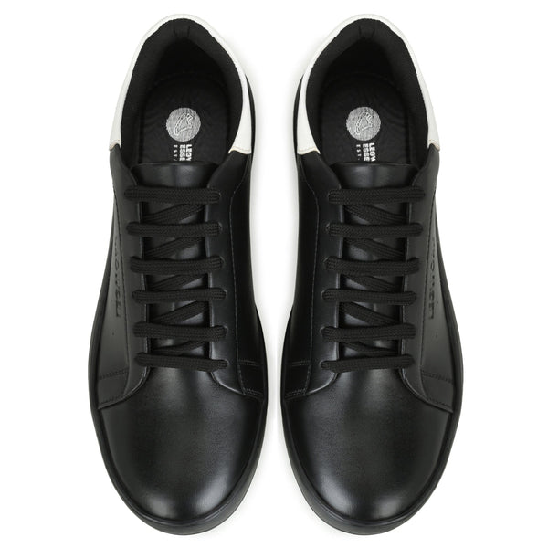 Project Cece | Tokyo - Men Leather Sneakers - Black