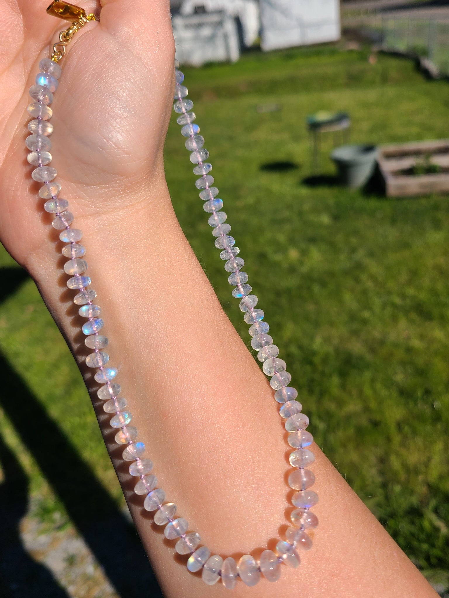 Rare Australian Crystal Opal Beaded Candy Necklace – Brittany Myra Jewelry