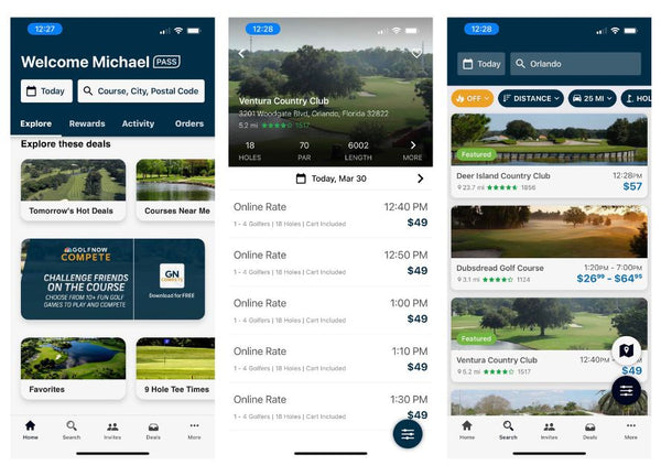 Golf Now App