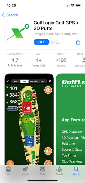 GolfLogix app