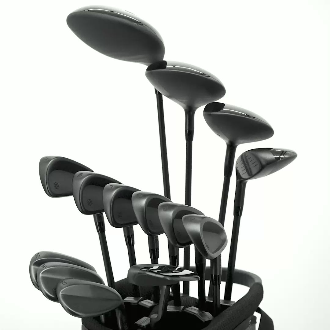 Stix 2022 Golf Club Set Complete Bundle - Black, Black - Right - Senior/Ladies - 11-Piece / Yes / Standard