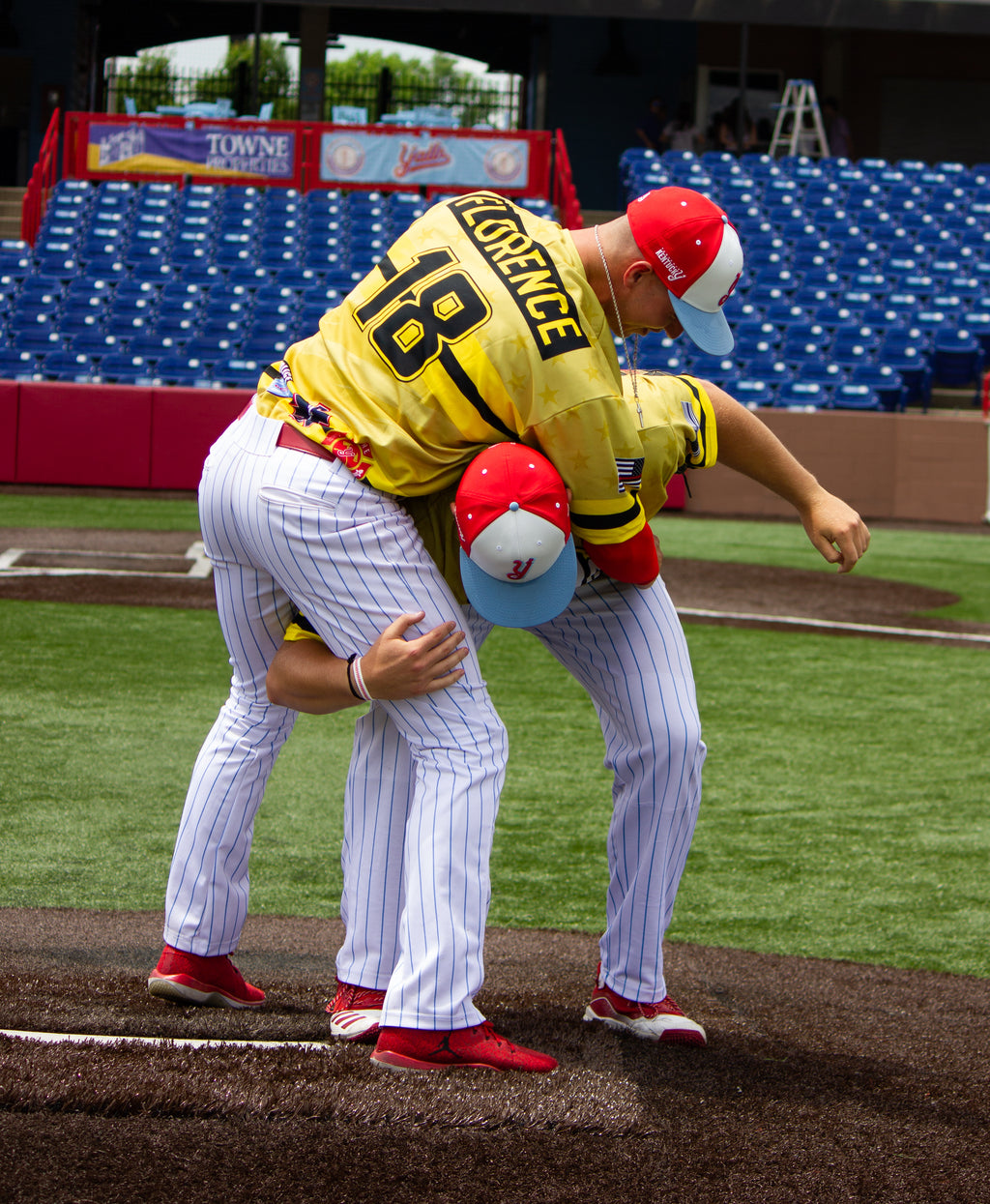 Florence Y'alls new cutoff jerseys : r/baseball