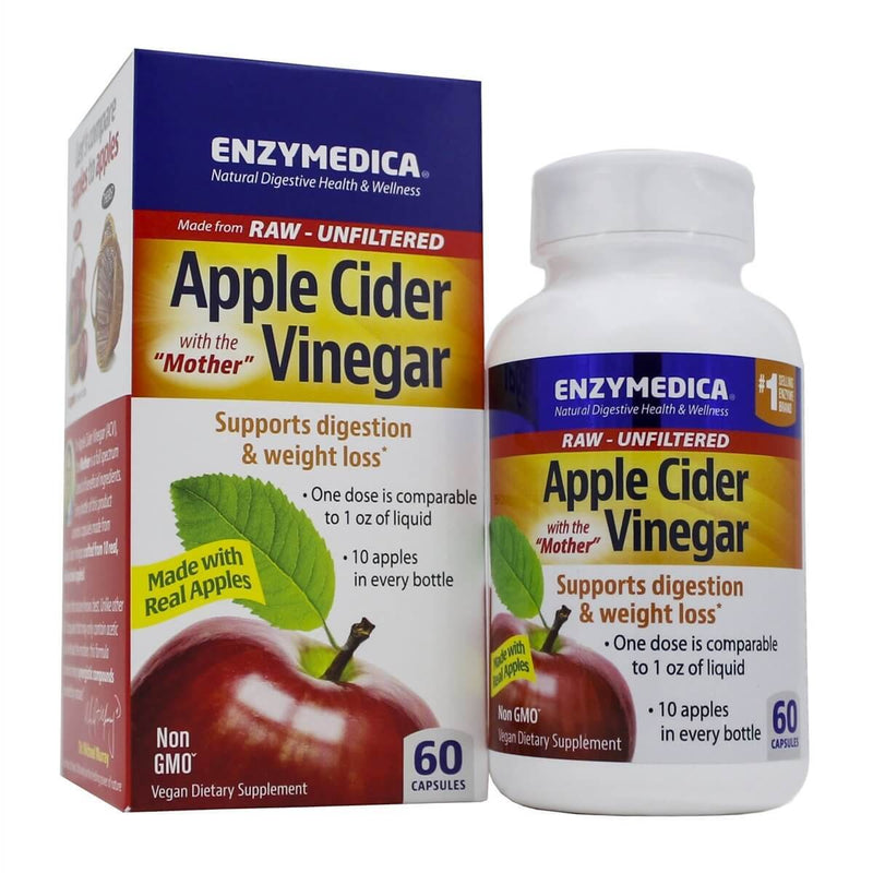 Apple Cider Vinegar Pills With Mother ACV Pills 60 Capsules   Apple Cider Vinegar Pills Acv Capsules 710mg Enzymedica Health Concern 28504369266785 800x 