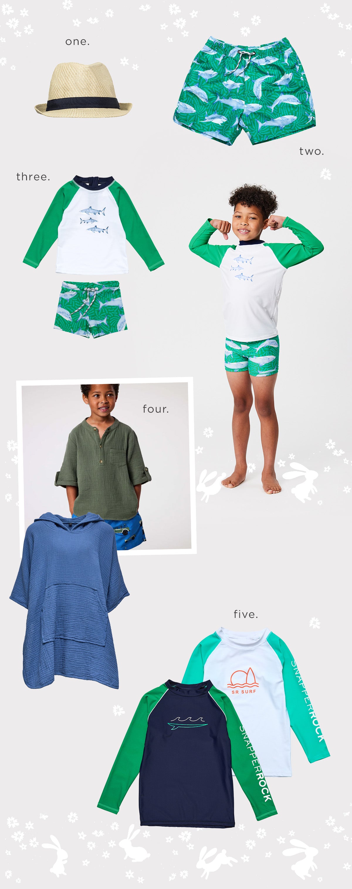 5 gift ideas for a boys themed beach Easter basket.