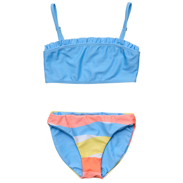 Buy Good Vibes Frilled Bandeau Bikini by Snapper Rock online - Snapper Rock