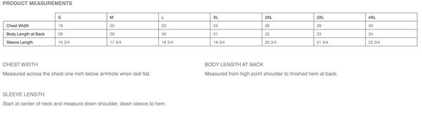 Sizing Chart