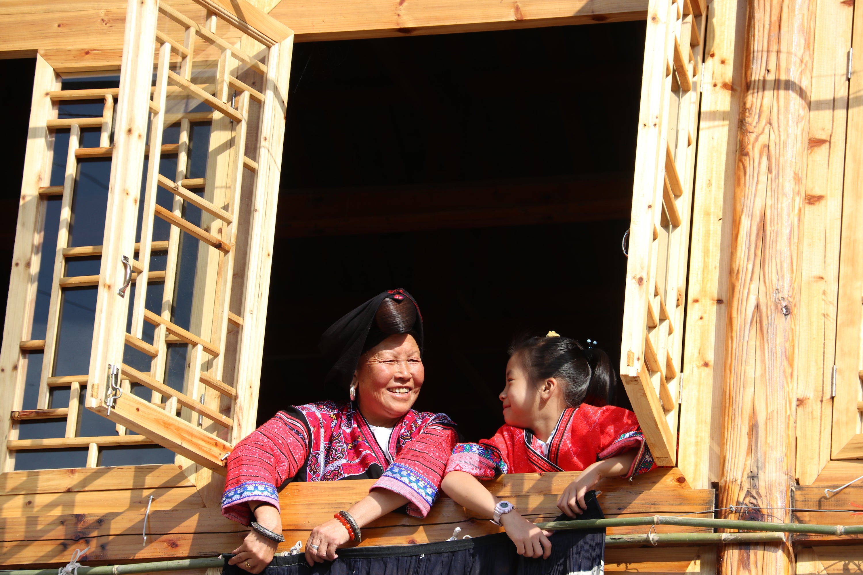 The Red Yao at their annual 'Clothes Hanging' festival.