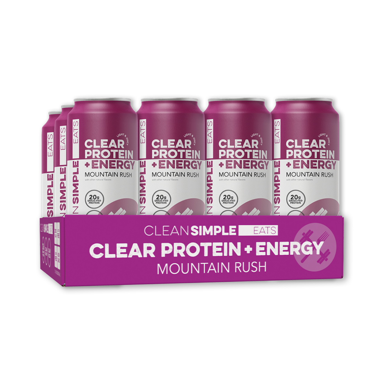 Clear Protein + Energy: Mountain Rush (12 Serving) - Clean Simple Eats product image