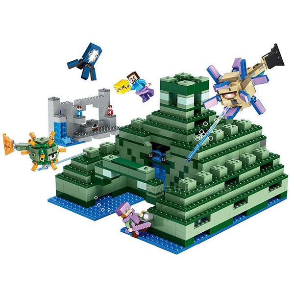 minecraft 1136pcs ocean monument water