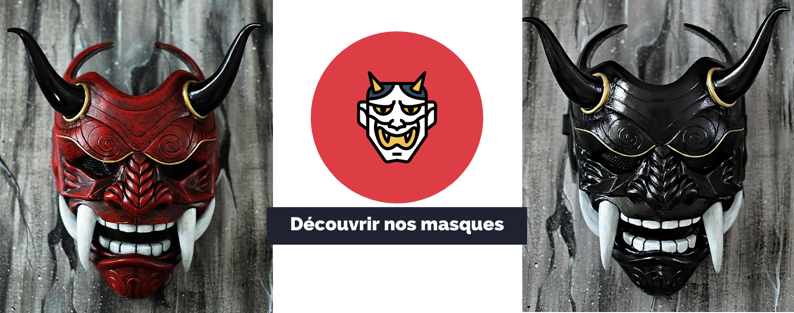 Masque Hanya De Démon Rouge De Culture Japonaise Ou Masque Oni