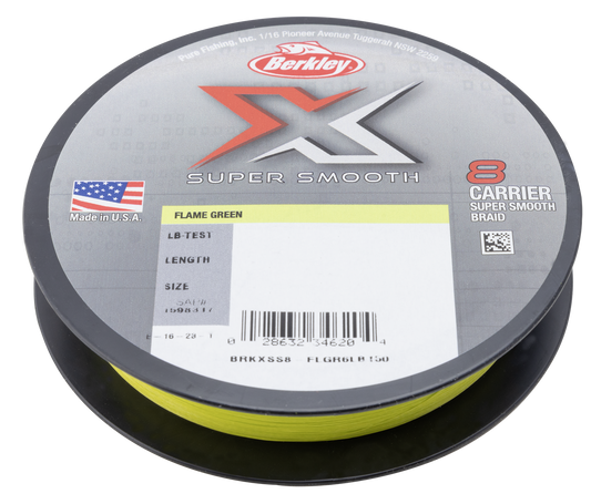 BULK SPOOL UP - TASLINE ELITE X8 PURE BRAIDLINE WHITE - PER 100yds