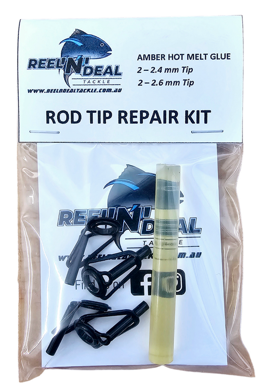 Fishing Rod Tip Repair Replacement Kit with Tips and Hot Melt – REEL 'N'  DEAL TACKLE