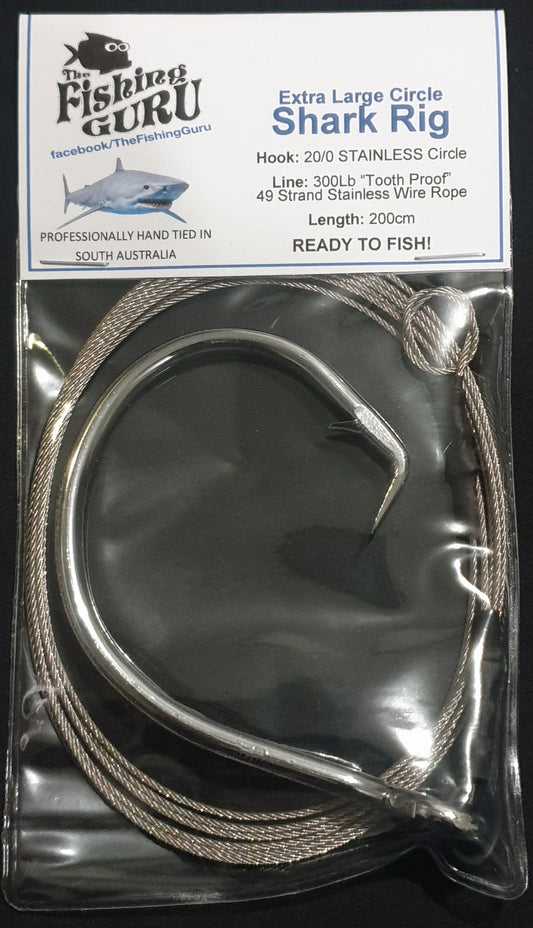 Hookem Shark Traces - Double Hook Various Sizes – REEL 'N' DEAL TACKLE