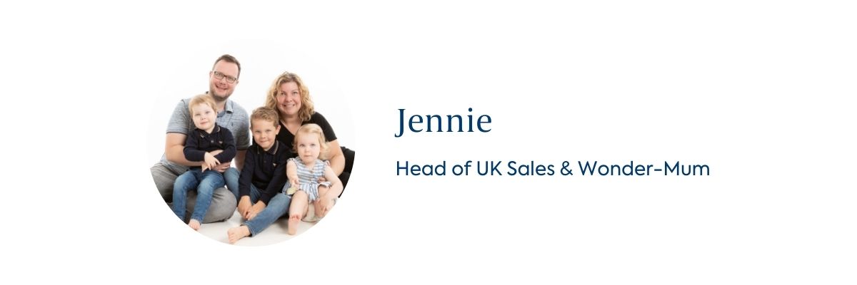 Jennie Head of UK Sales and Wonder Mum