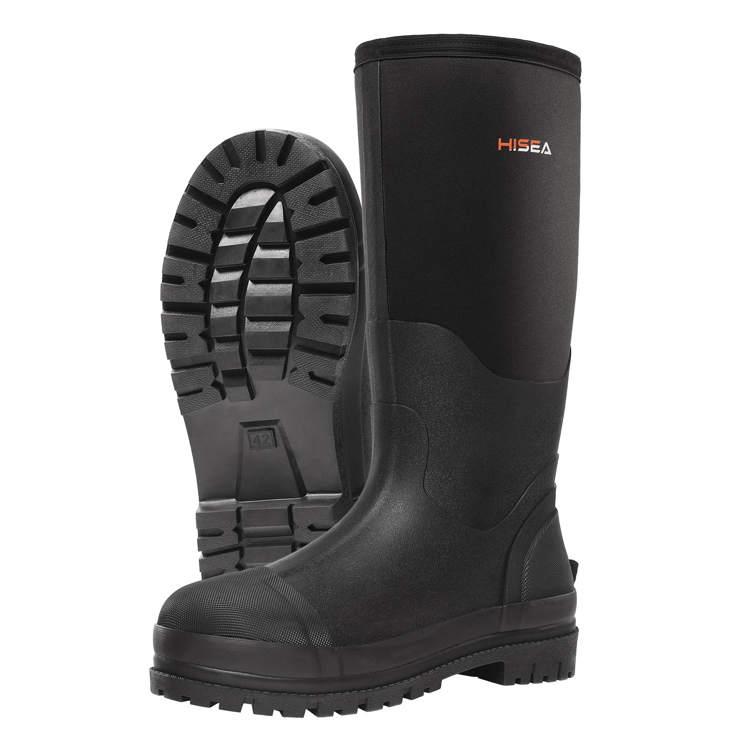 Insulated Rubber Hunting Boots for Men 
