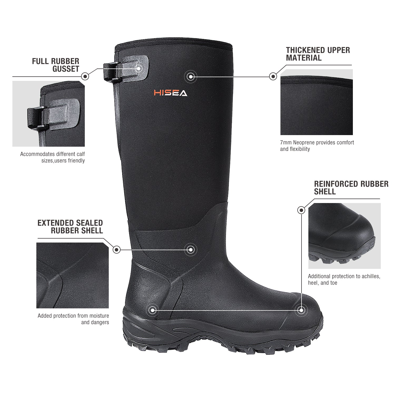 women's insulated neoprene boots