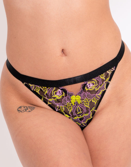 Curvy Kate Centre Stage Deep Thong - Turmeric Yellow - Curvy Bras