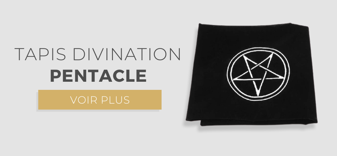 tapis divination pentacle