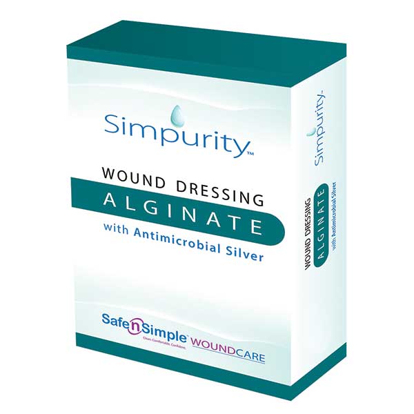 Simpurity Silver Alginate 8" x 8" Pad - BuyMedical.com product image