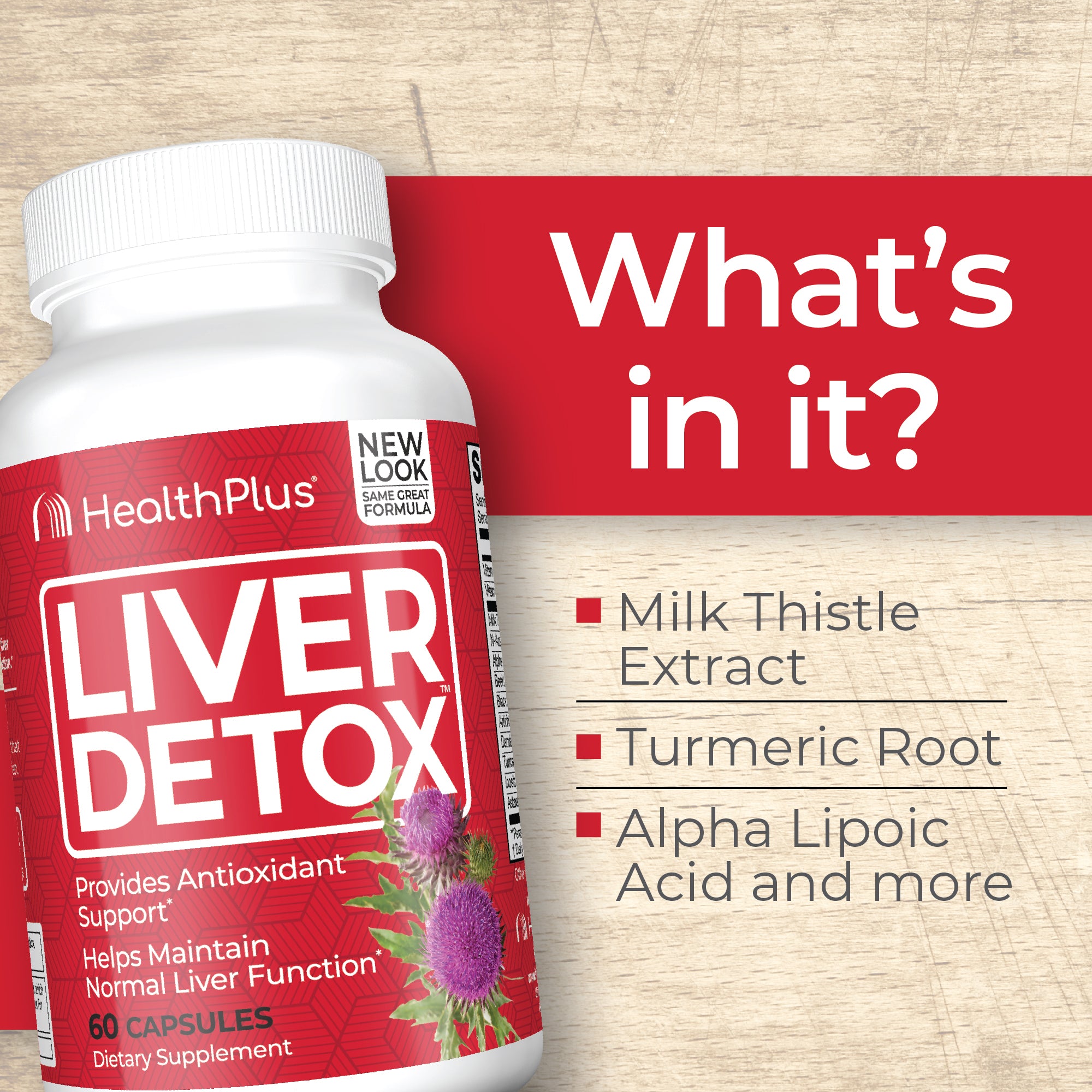 Liver Detox\u2122 Natural Supplement by HealthPlus \u2013 Health Plus Inc