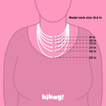 secondary photo of Curb Chain Stainless Steel Necklace
