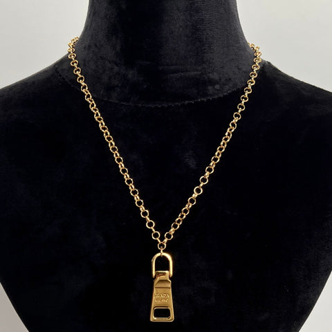 Louis Vuitton Zipper Pull/Charm On Necklace Chain