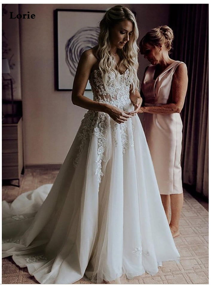strapless wedding dresses 2019
