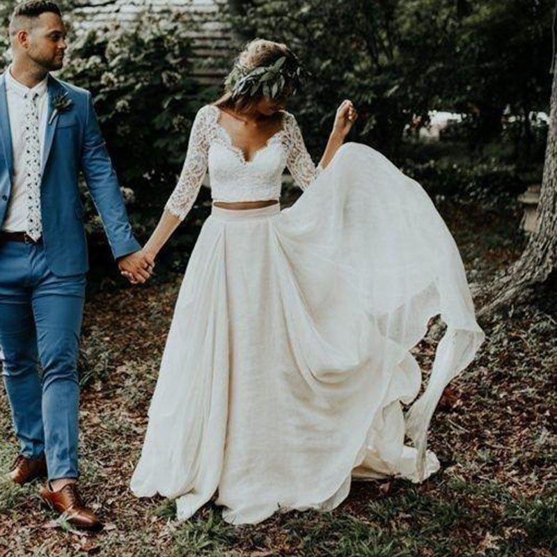 boho wedding dress 2019