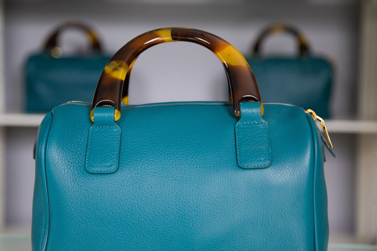 T. Nicole Signature Handbag | Leather | Satchel | Teal