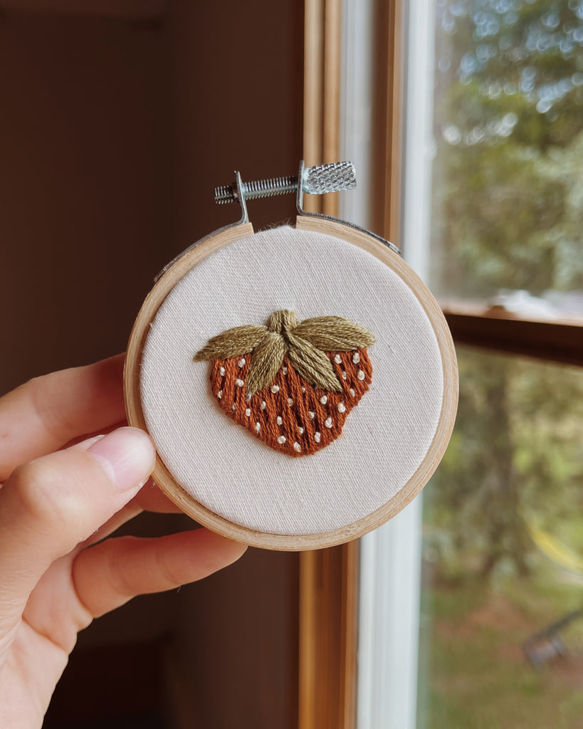 Mini Sunflower Embroidery Hoop – MustardThread