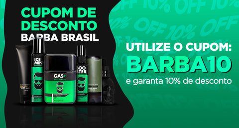 Cupom de desconto produto para barba