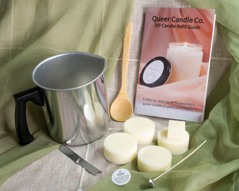 Wax Pack - Large (16oz) DIY Candle Refill Kit – Queer Candle Co.