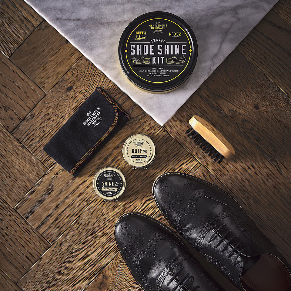 shoe shine tin