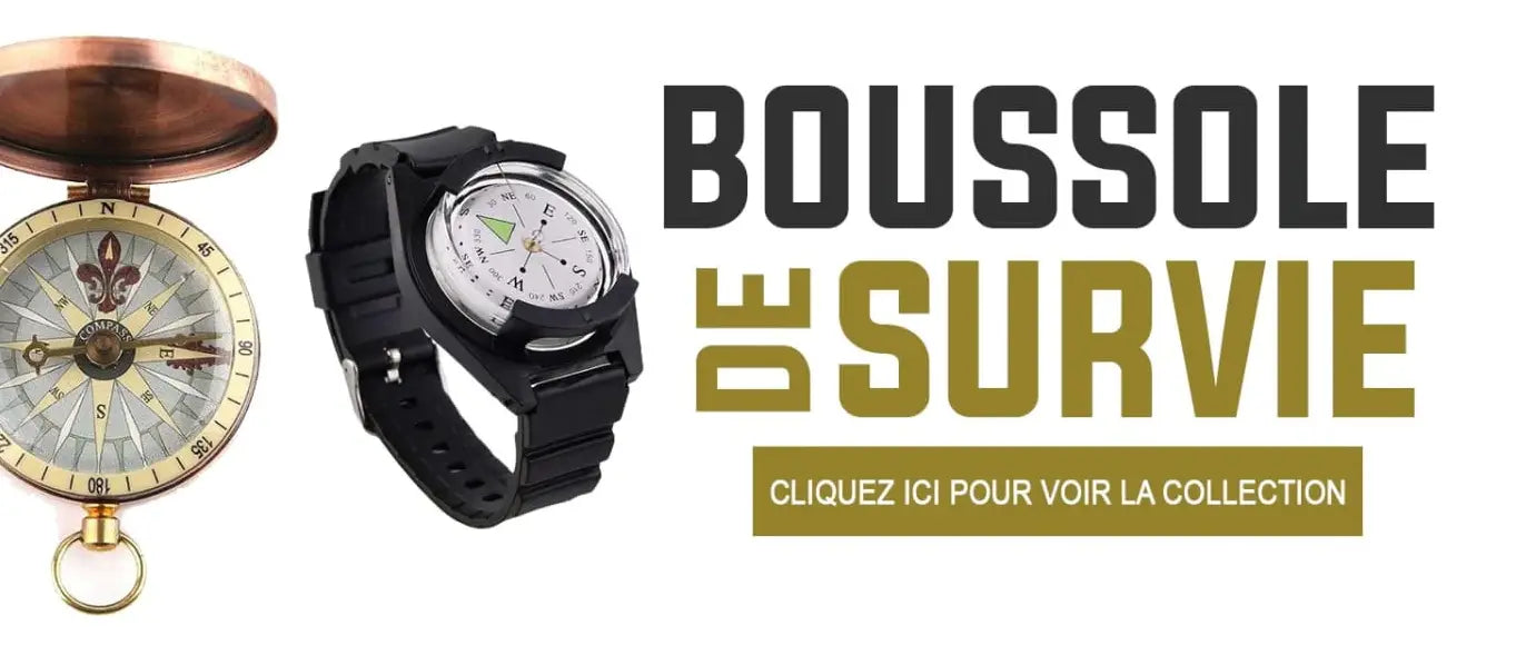 Acheter Boussole de survie en plein air, guide de Navigation, conception de  boutons, boussole de poche