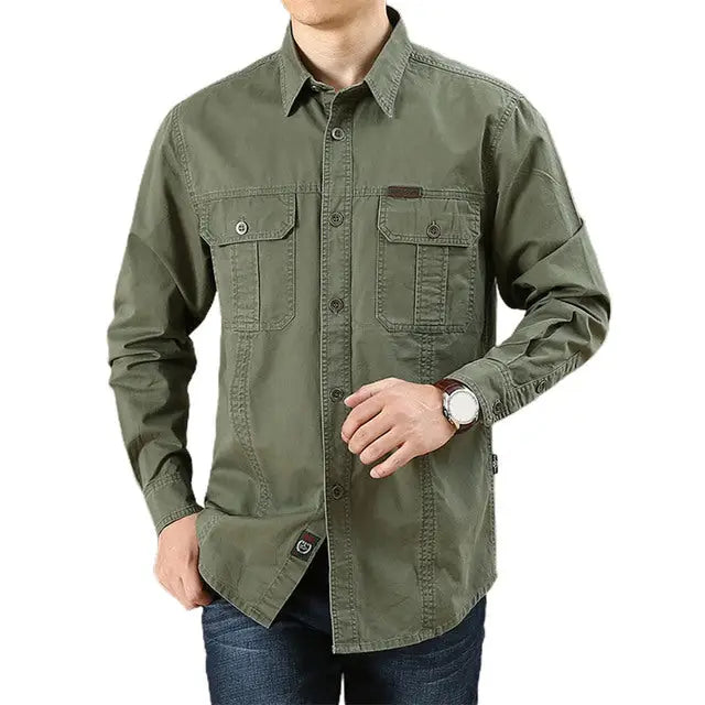 Chemise militaire longue Surplus Militaires