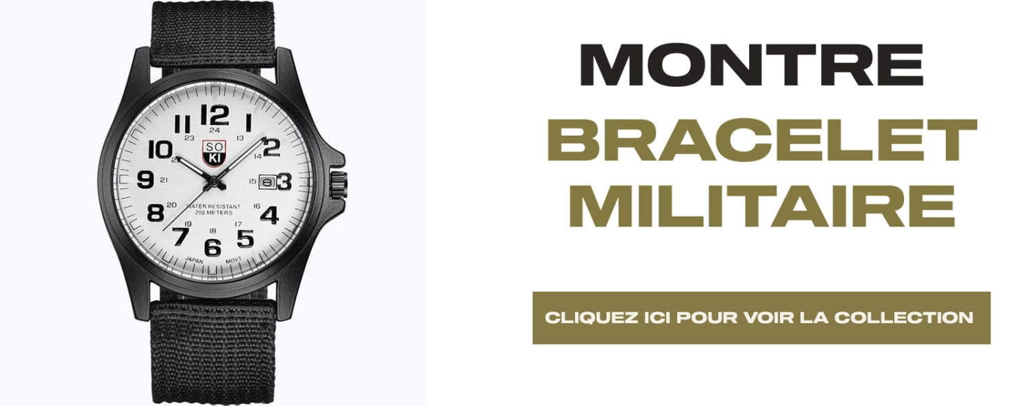 Montre bracelet militaire