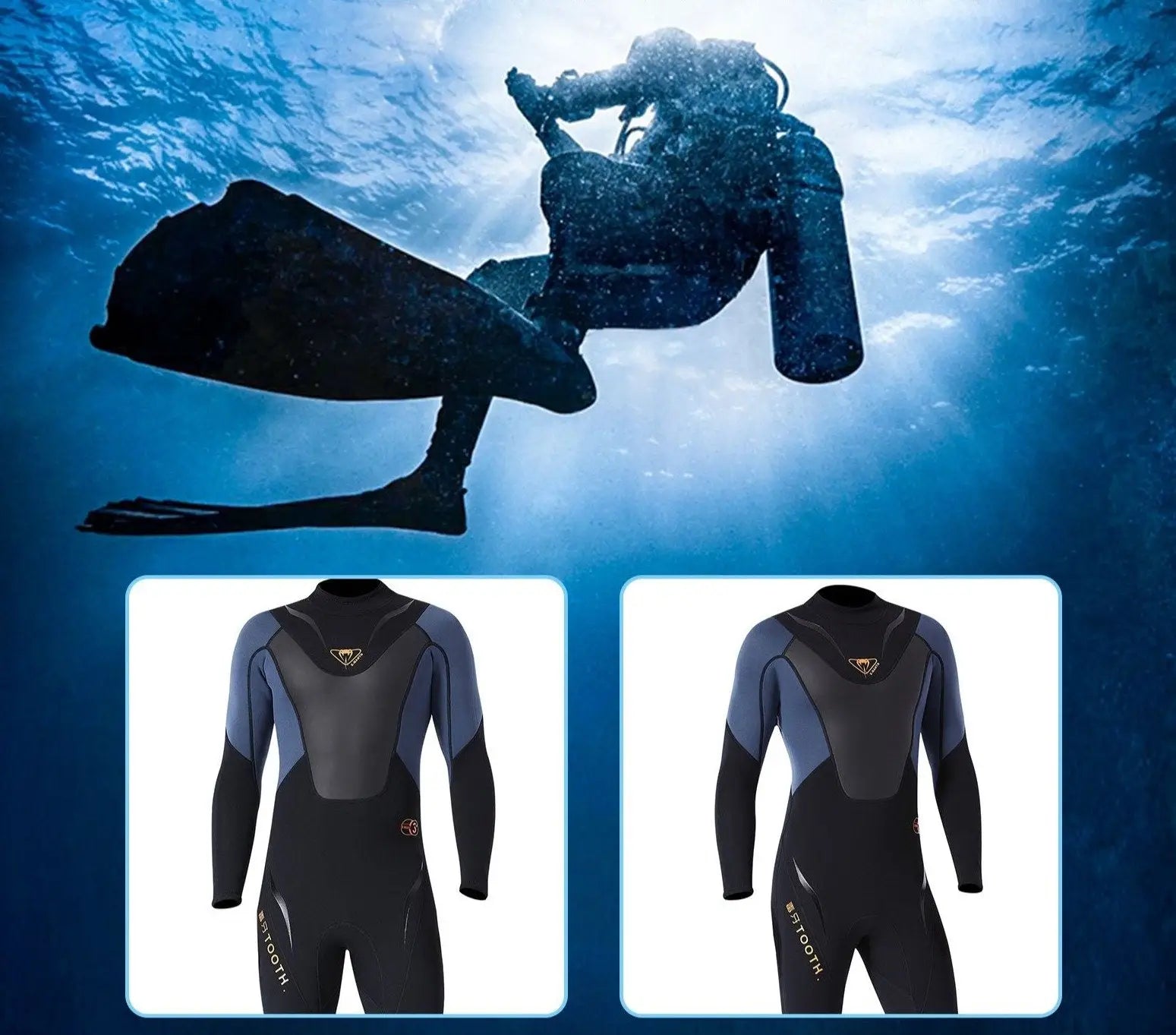 Cadre vêtements de plongée sous-marine