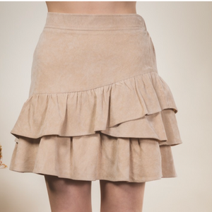 Stephie's Mini Skirt Beige