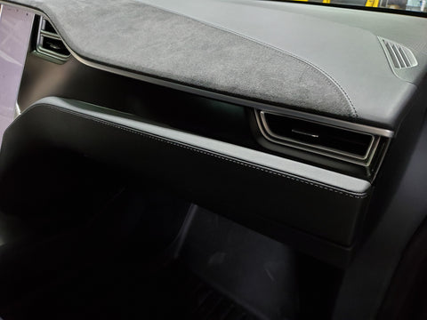Tesla Model S Interior Front Dash Overlay Door Trim Overlay
