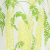 Swatch of color Wisteria - small - yellow on ivory