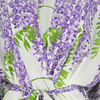 Swatch of color Wisteria - purple on ivory