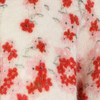 Swatch of color Printed Small Flowers on Blush Pink Mohair Knit