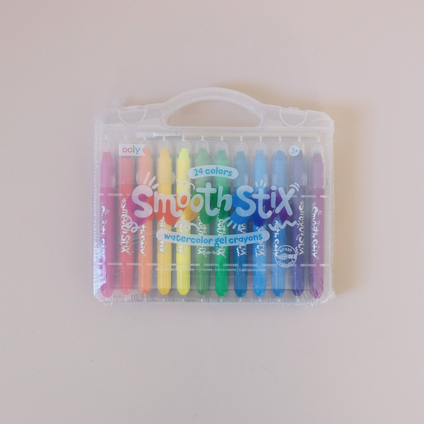 Ooly Smooth Stix Watercolor Crayon Set of 24
