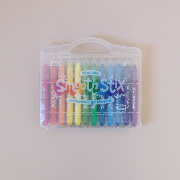 Ooly Smooth Stix Watercolor Gel Crayons - Set of 24