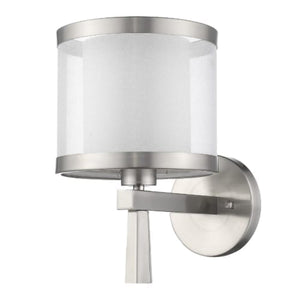 Lux Sconce Brushed Nickel